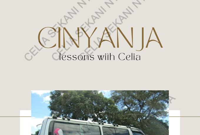 teach you bemba, nyanja, lozi, tonga, tumbuka, chichewa etc
